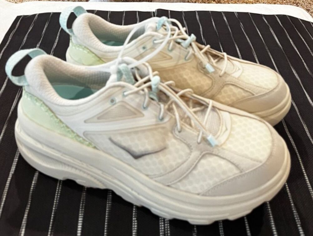 Hoka One One Bondi B3LS Oat Milk Men Size12 Sneaker NEW 1155351-OKT